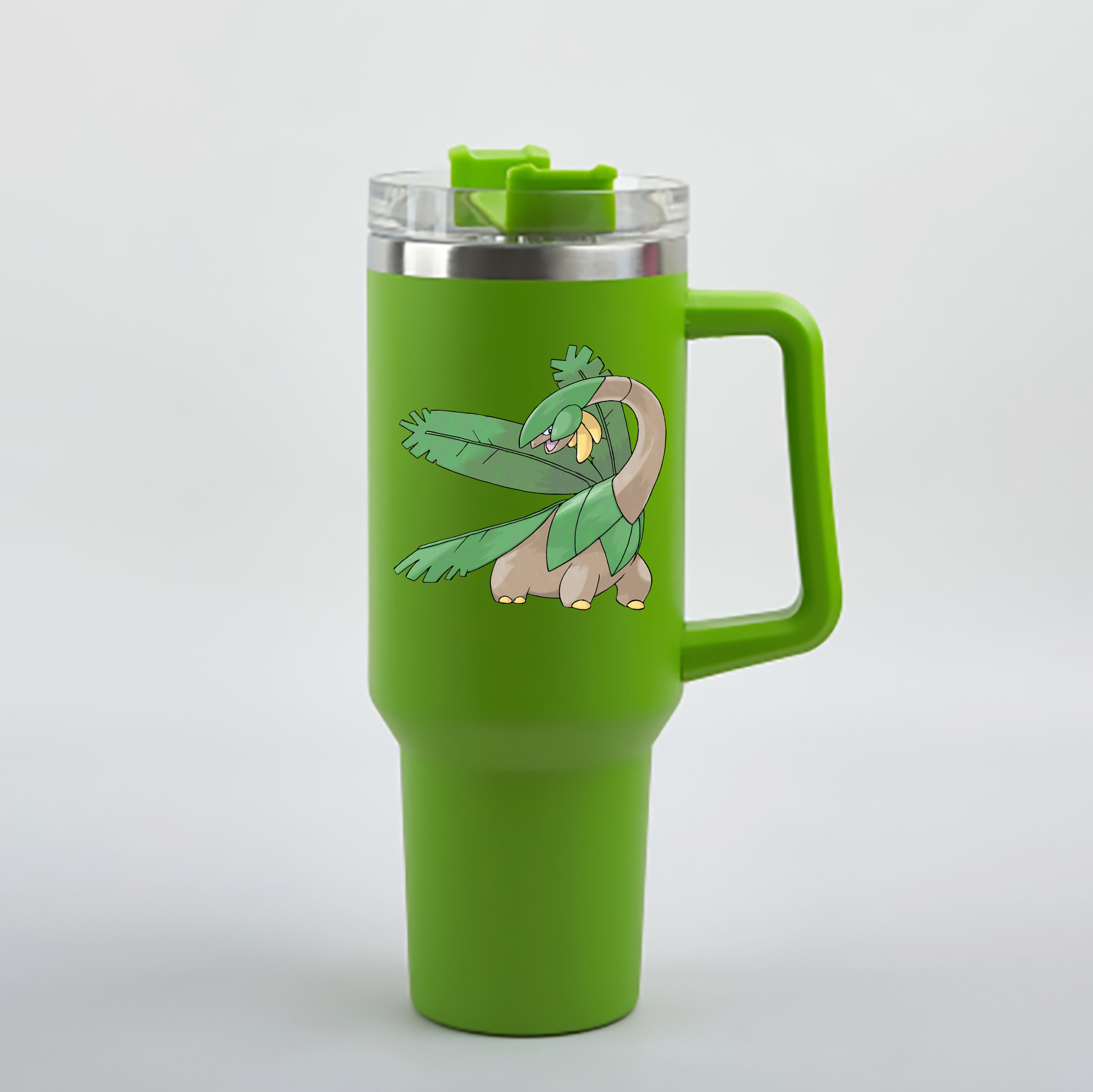 （画像用） ポケットモンスター Pokémon 1200mL車用タンブラー - クリスタルステッカー（プラスチックストロー付き）